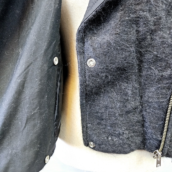 Marc by Marc Jacobs Oda Mae Stripe Wool Jacket - Picture 13 of 15